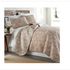 Southshore Fine Linens Boho Perfect Paisley Lightweight Reversible Quilt Set